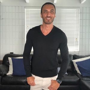 V-Neck Merino Wool Sweater